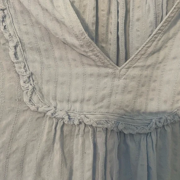 Blue Distressed Top - Picture 2 of 3